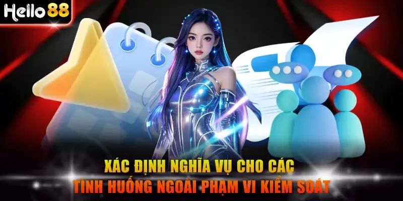 Xác định nghĩa vụ cho các tình huống ngoài phạm vi kiểm soát